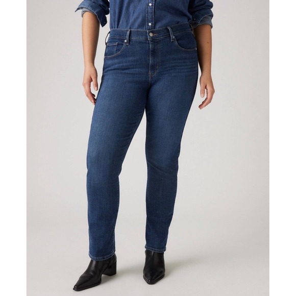 Levi's Denim - Levi's 505 Classic Straight Mid Rise Jeans Blue Women's Sz 10 W30 L28